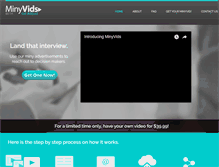 Tablet Screenshot of minyvids.com